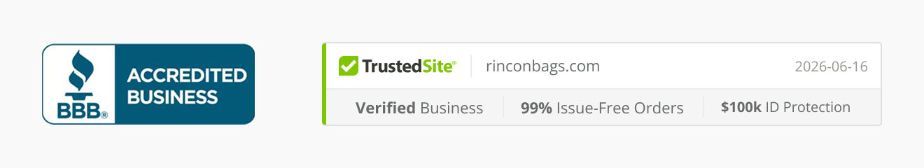 BBB Accredited Business seal alongside the TrustedSite Verified Business trust badge