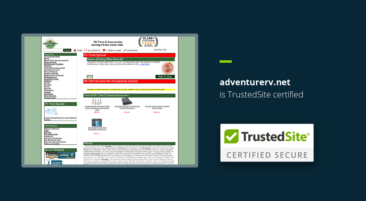 is TrustedSite Certified
