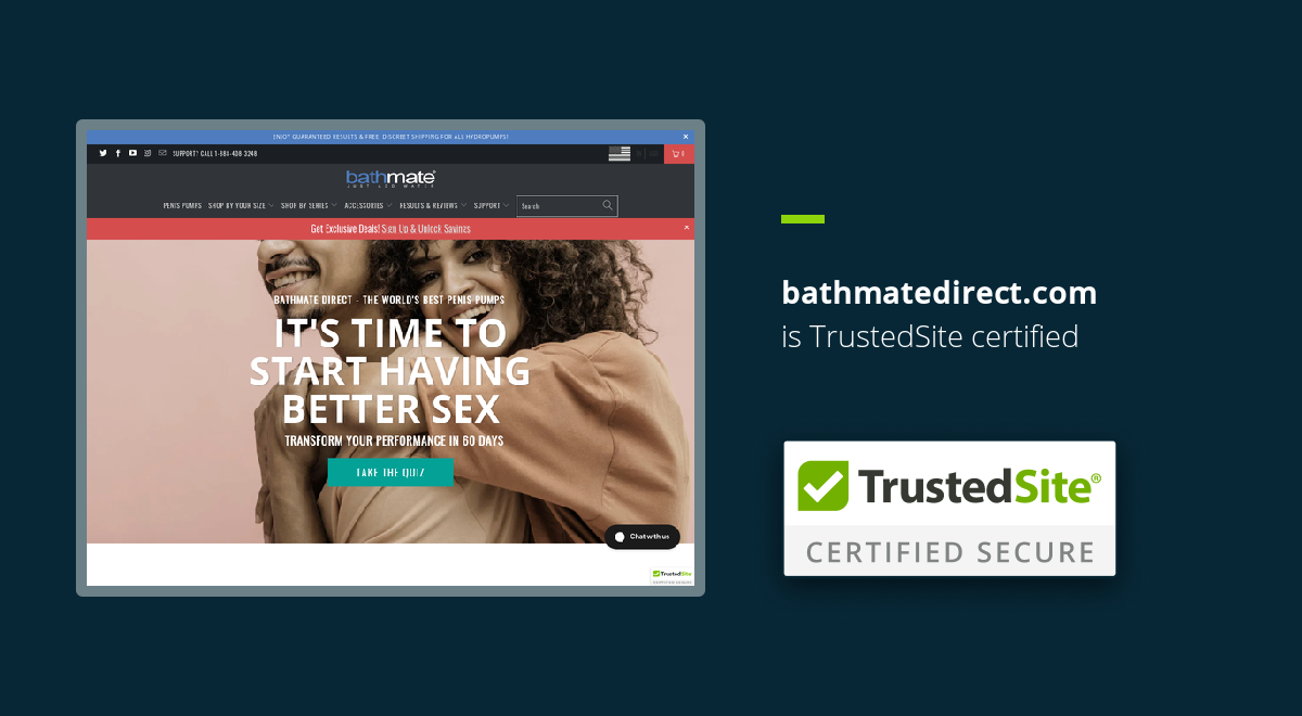 bathmatedirect.com is TrustedSite Certified