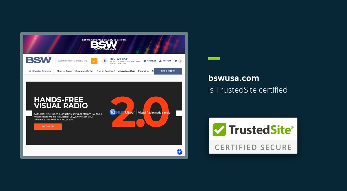 bswusa is TrustedSite Certified