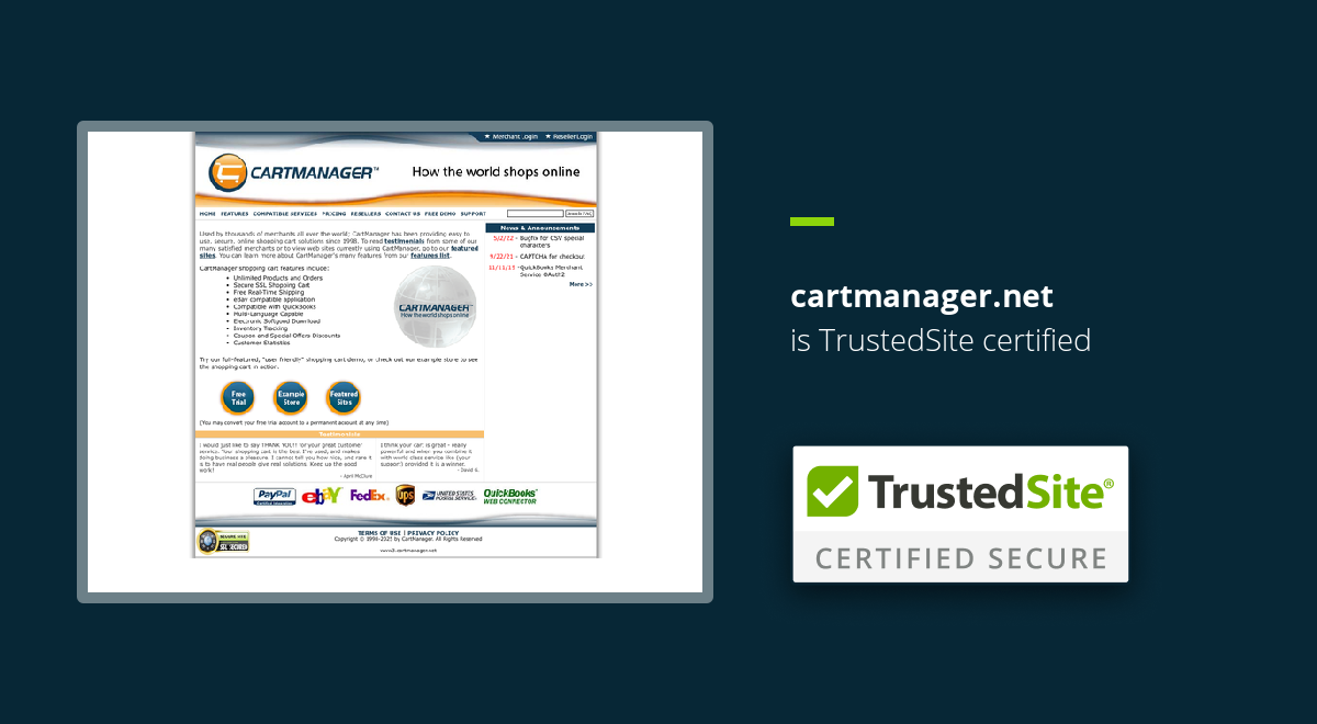 is TrustedSite Certified