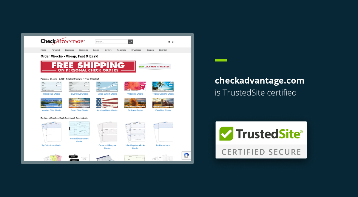 checkadvantage.com is TrustedSite Certified