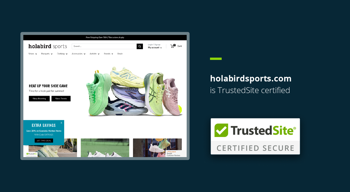holabirdsports.com is TrustedSite Certified