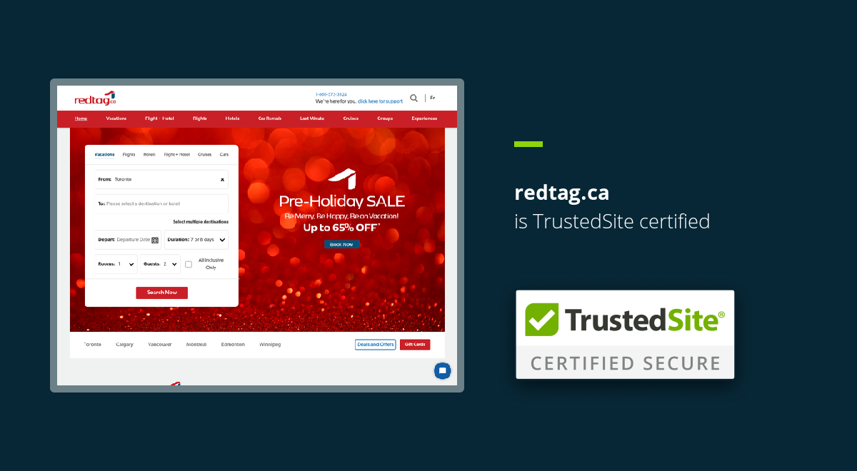 redtag.ca is TrustedSite Certified
